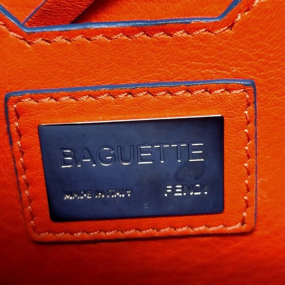 Fendi Orange Leather Crossbody Bag mon892-101625 - Picture 16 of 16